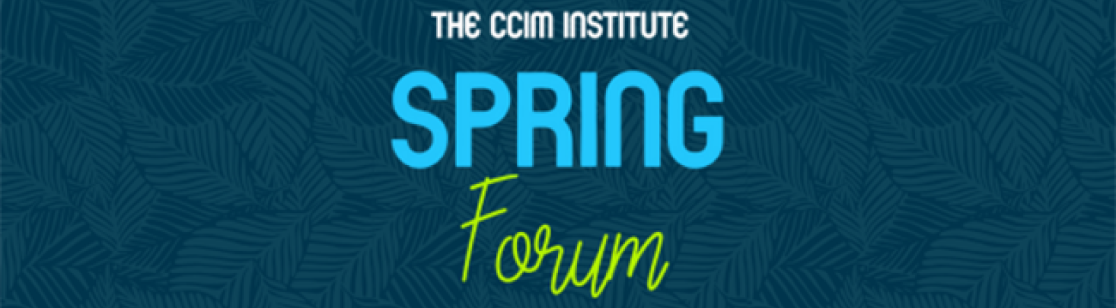 Spring Forum Banner